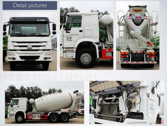 Heavy Duty Sinotruk Second Hand Concrete Mixer Trucks High Capacity