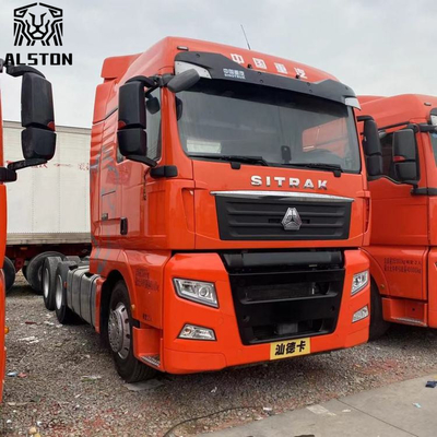 Used Sitrak Truck 480hp, Second Hand Tractor Truck 6x4 with Manual Transmission