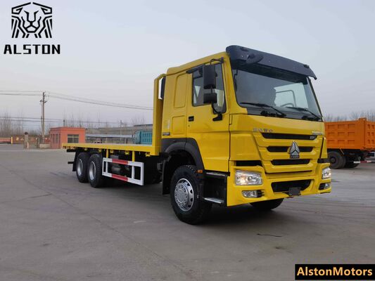 Refurbished Used HOWO 6x4 Flatbed Cargo Truck for Sale