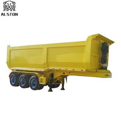 Sand Transport Tri Axle End Dump Trailer 40 Ton 50 Ton