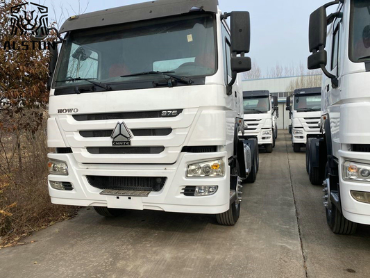 Second Hand Howo Tractor Head 6*4 375hp Tractor Units