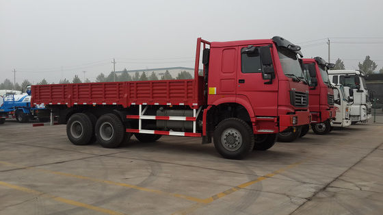 quality  40 Ton Howo Cargo Truck , Sinotruk Howo 6x4 Cargo Chassis Truck factory