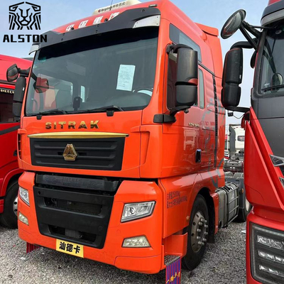 Second Hand Sitrak C7H Tractor Truck 6x4 540hp AMT For Kyrgyzstan