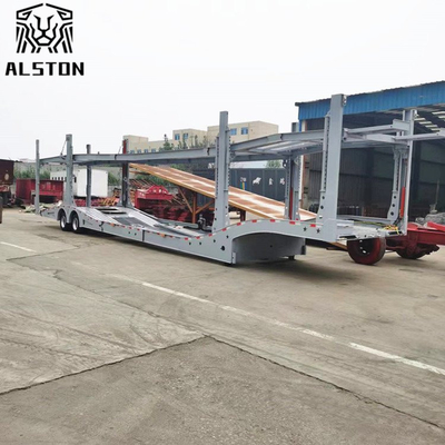 2 Axles 8 Units Car Hauler Trailer With European Style