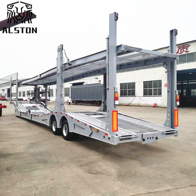 2 Axles 8 Units Car Hauler Trailer With European Style