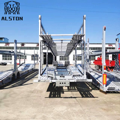 2 Axles 8 Units Car Hauler Trailer With European Style