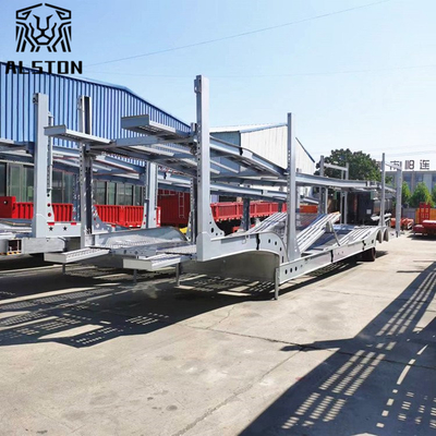 2 Axles 8 Units Car Hauler Trailer With European Style