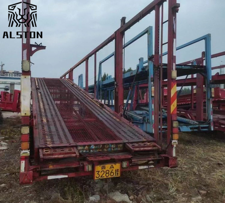 6-Position Vehicle Transporter with BPW Axles, Used Car Carrier Trailer For Sale