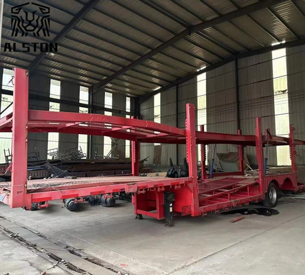 6-Position Vehicle Transporter with BPW Axles, Used Car Carrier Trailer For Sale