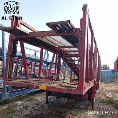6-Position Vehicle Transporter with BPW Axles, Used Car Carrier Trailer For Sale