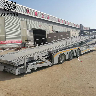 Mid-Axle Double-Decker Car Carrier Trailer With Skip Automatic Lifting