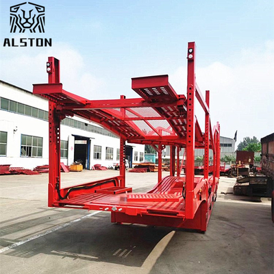 Top-Quality 6-Position Car Carrier Trailer, 13.75m 2-Axle Car Transporter