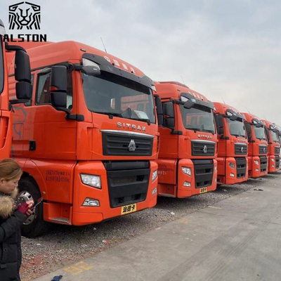 Used Sitrak Truck 480hp, Second Hand Tractor Truck 6x4 with Manual Transmission