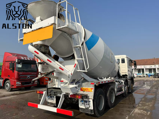Sinotruk Howo TX 8x4 Concrete Mixer Truck , Used Howo TX 340HP Mixer Truck
