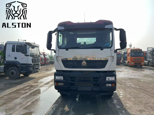 Sinotruk Howo TX 8x4 Concrete Mixer Truck , Used Howo TX 340HP Mixer Truck