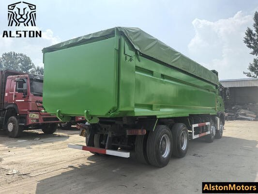 Used HOWO TX 8x4 Dump Truck 400HP — LHD Euro 5 Weichai Engine, For Sale in Guinea