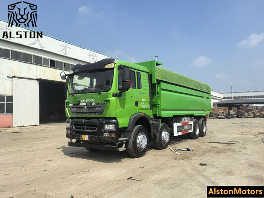 Used HOWO TX 8x4 Dump Truck 400HP — LHD Euro 5 Weichai Engine, For Sale in Guinea