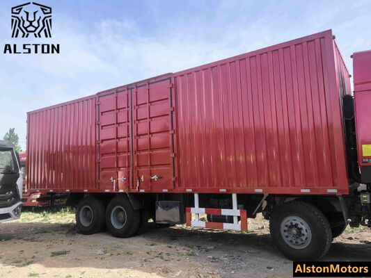 Used Sinotruk Howo 8x4 Cargo Box Truck 371HP for Sale in Nigeria
