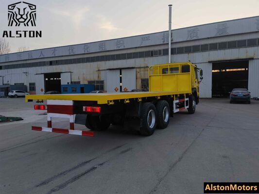 Refurbished Used HOWO 6x4 Flatbed Cargo Truck for Sale