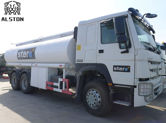 Sinotruk Howo 6x4 Diesel Fuel Tanker Truck , 20CBM Oil Transportation Truck
