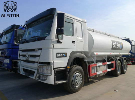 Sinotruk Howo 6x4 Diesel Fuel Tanker Truck , 20CBM Oil Transportation Truck