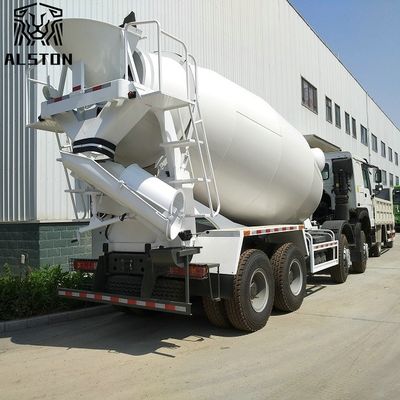 8x4 12cbm Howo Used Concrete Mixer Truck With Pump