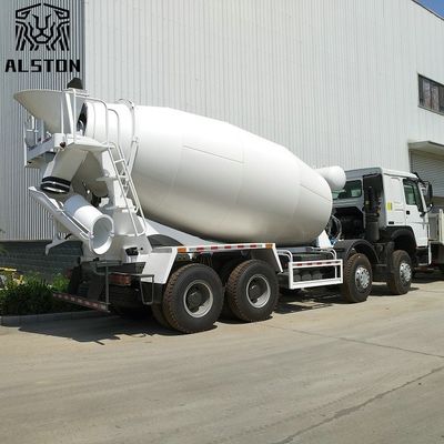 8x4 12cbm Howo Used Concrete Mixer Truck With Pump