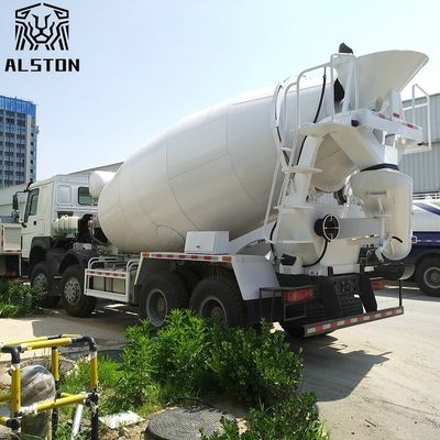 8x4 12cbm Howo Used Concrete Mixer Truck With Pump