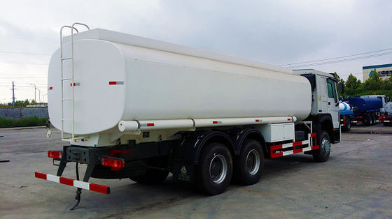 18000L Diesel Fuel Tanker Truck , 10 Wheels 6x4 Mobile Fuel Dispenser Truck