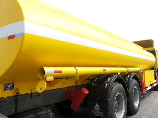 Yellow 371HP 6X4 20000L Diesel Fuel Tanker Truck