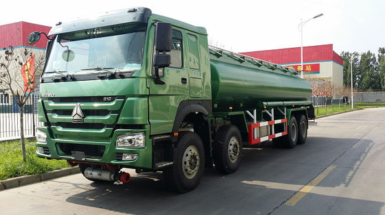25000L 8x4 Diesel Fuel Tanker Truck Sinotruk Howo 371HP 12 Wheeler