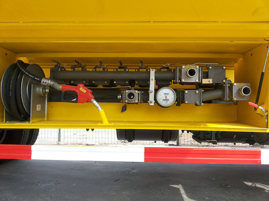 Yellow 371HP 6X4 20000L Diesel Fuel Tanker Truck