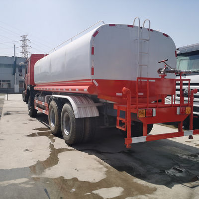371HP Used Water Tanker Truck , Used 20000L Water Storage Truck