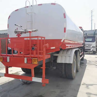 371HP Used Water Tanker Truck , Used 20000L Water Storage Truck