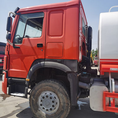 371HP Used Water Tanker Truck , Used 20000L Water Storage Truck