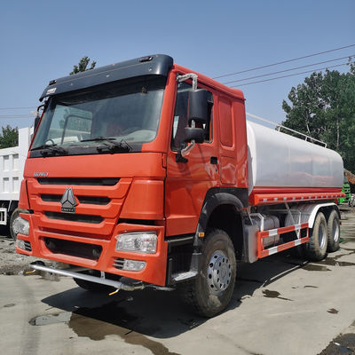 371HP Used Water Tanker Truck , Used 20000L Water Storage Truck
