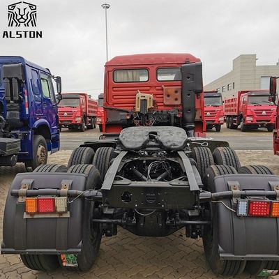 Red Shacman F3000 6x4 Tractor Truck , Used Tractor Trailer Trucks