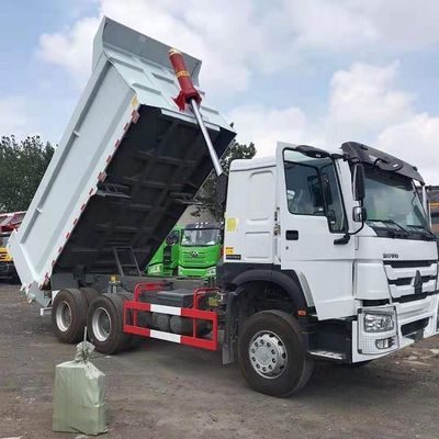 371HP Used Howo Dump Truck , Sinotruk Howo 6x4 Tipper Truck