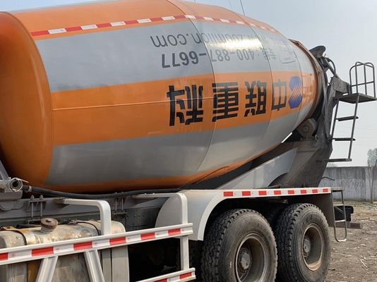 CCC Used Howo Trucks , 10M3 Second Hand Concrete Mixer Trucks