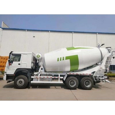 Howo On Site Concrete Mixing Truck , 10cbm Concrete Transit Mixer Truck