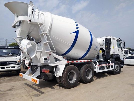 Howo On Site Concrete Mixing Truck , 10cbm Concrete Transit Mixer Truck