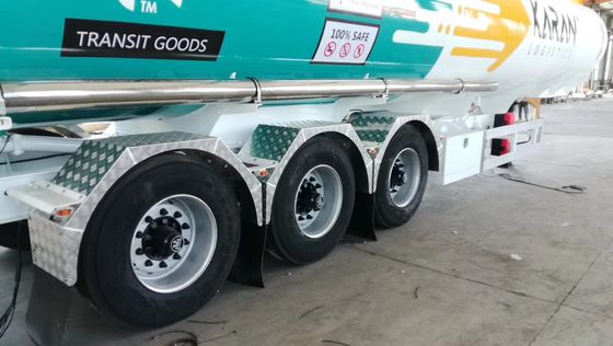 45000 Liters Fuel Tank Semi Trailer Mechanical Suspension