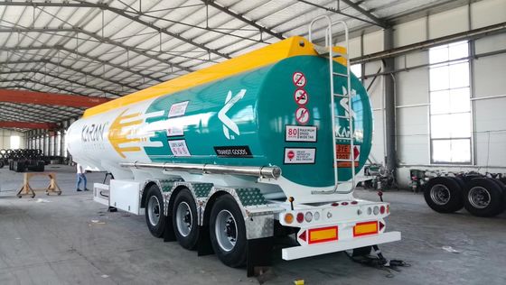 45000 Liters Fuel Tank Semi Trailer Mechanical Suspension