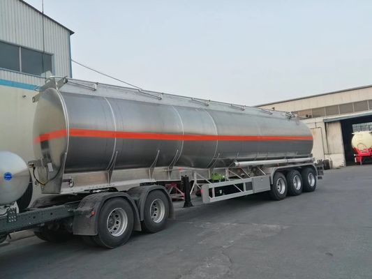 Stainless Steel 42000 Liter Diesel Tank Trailer 3 Axles