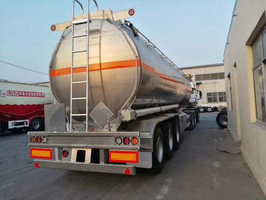 Stainless Steel 42000 Liter Diesel Tank Trailer 3 Axles