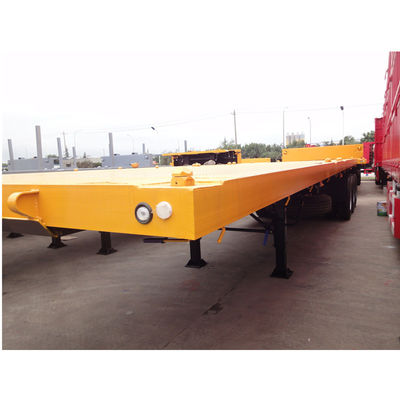Heavy Duty 20ft 40ft Flatbed Container Semi Trailer