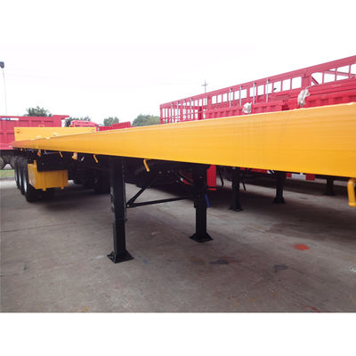 Heavy Duty 20ft 40ft Flatbed Container Semi Trailer