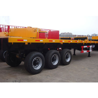 Heavy Duty 20ft 40ft Flatbed Container Semi Trailer
