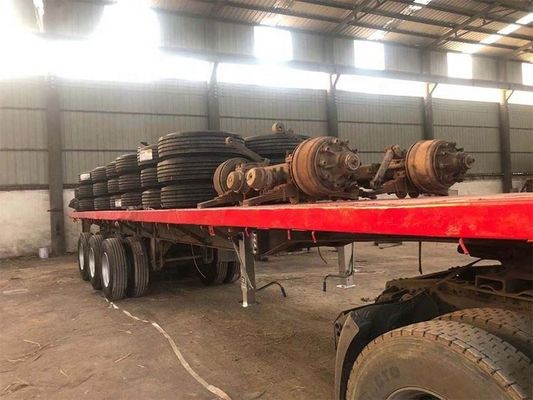 CIMC 3 Axles Used Flatbed Semi Trailer