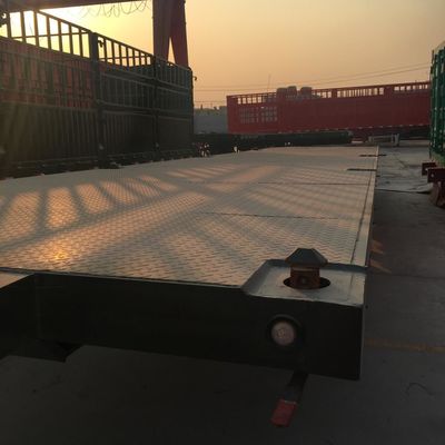 40 Ton Used Flatbed Semi Trailer For 40 Foot Shipping Container